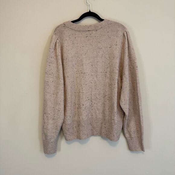 Madewell Sweater Beige Sz XXL - Picture 6 of 6